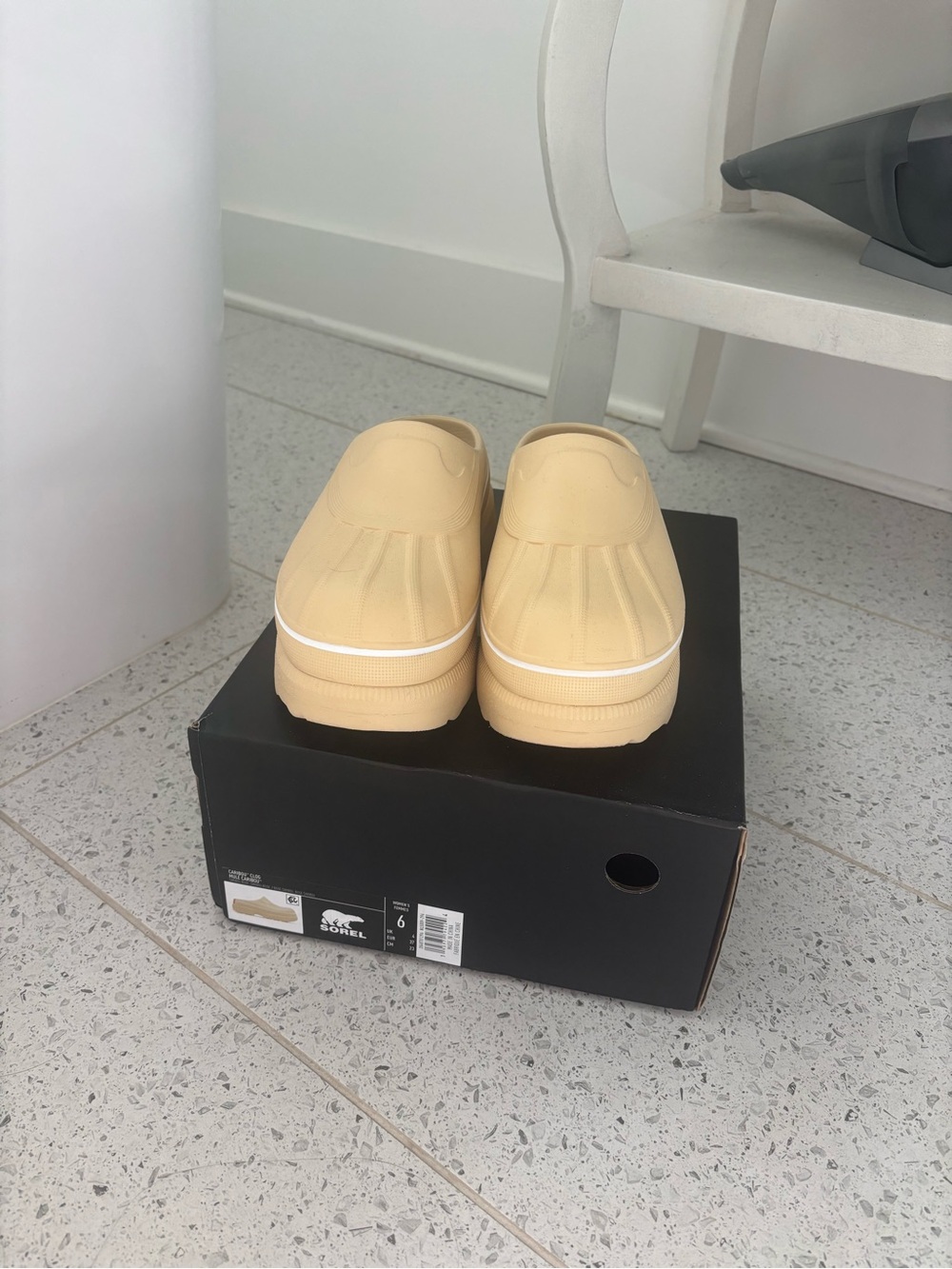 Sorel Slip-On Duck Shoes in Caribou